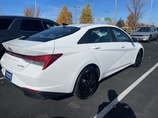 2023 Hyundai Elantra Hybrid Blue