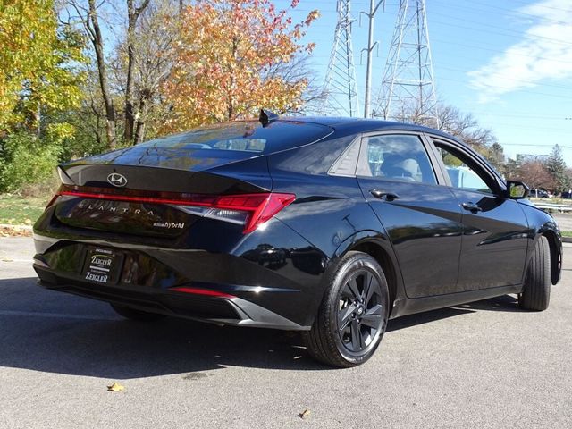 2023 Hyundai Elantra Hybrid Blue