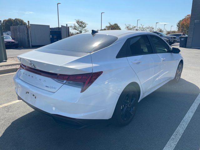 2023 Hyundai Elantra Hybrid Blue