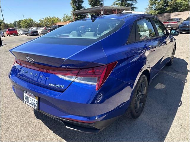 2023 Hyundai Elantra Hybrid Blue