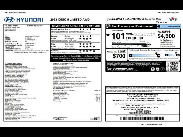 2023 Hyundai IONIQ 5 Limited