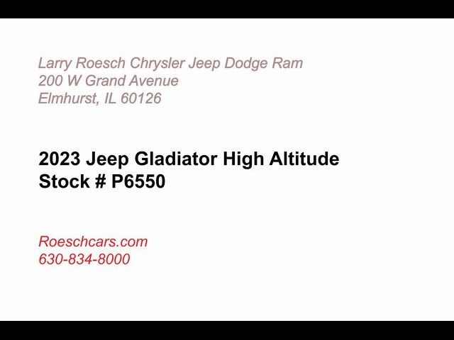 2023 Jeep Gladiator High Altitude