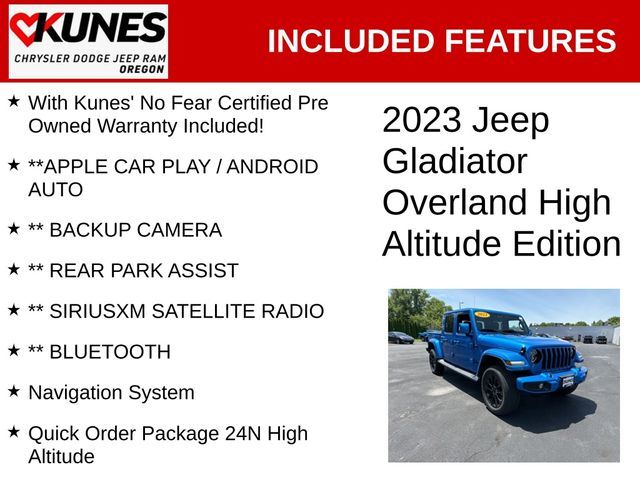 2023 Jeep Gladiator High Altitude