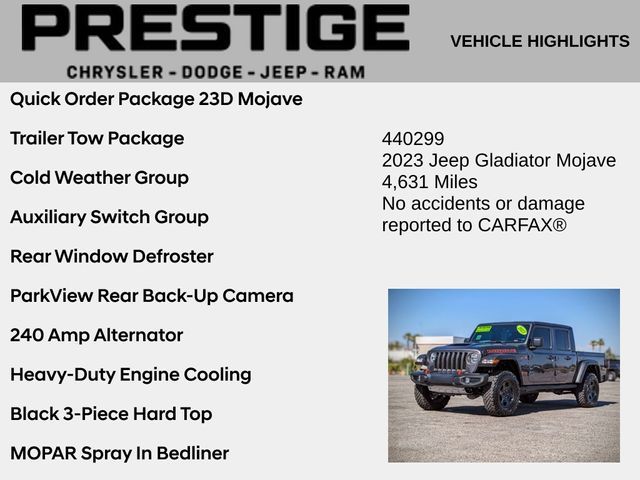 2023 Jeep Gladiator Mojave