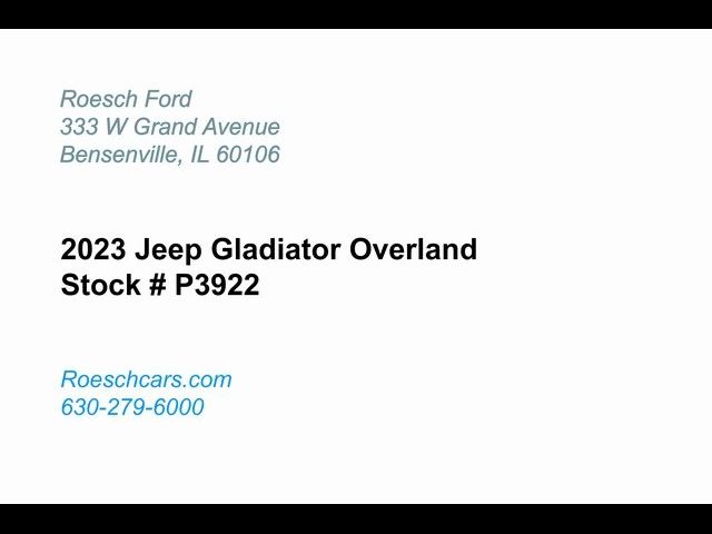 2023 Jeep Gladiator Overland