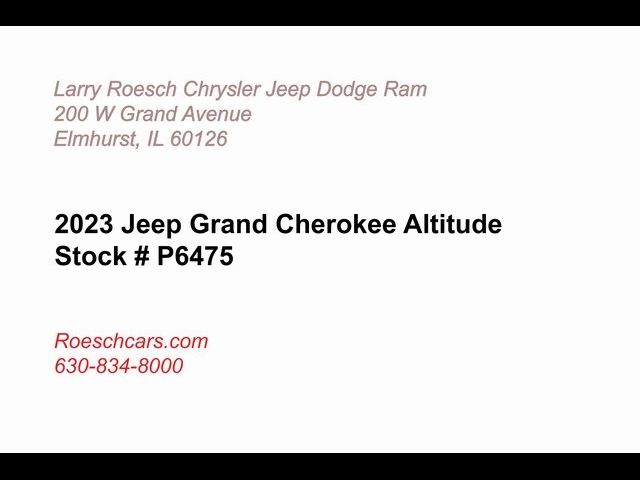 2023 Jeep Grand Cherokee Altitude