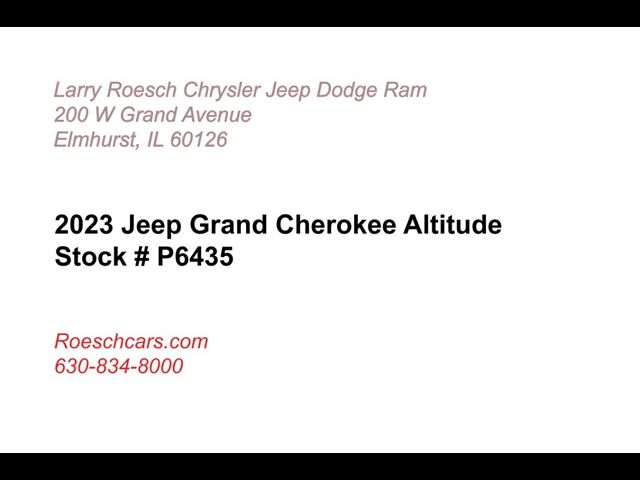 2023 Jeep Grand Cherokee Altitude