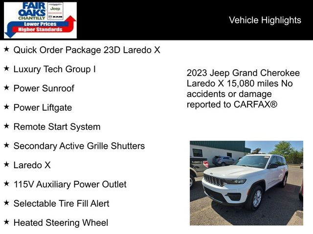 2023 Jeep Grand Cherokee Laredo X