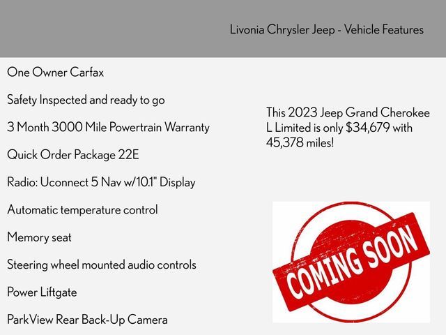 2023 Jeep Grand Cherokee L Limited