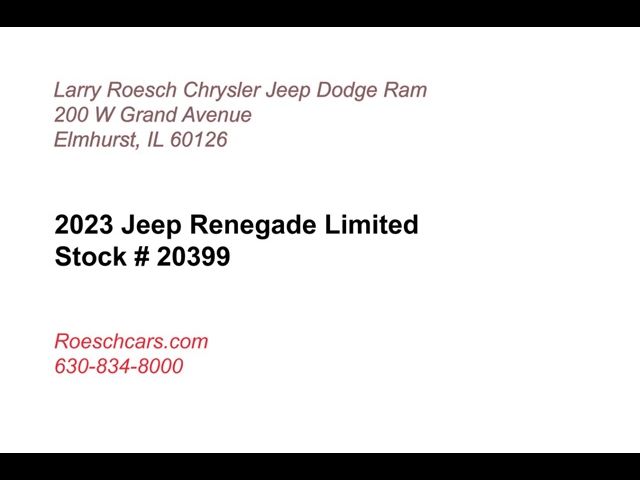 2023 Jeep Renegade Limited