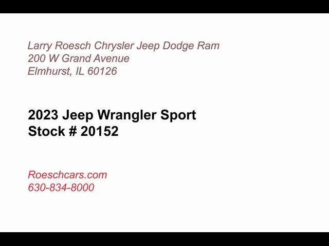 2023 Jeep Wrangler Sport S