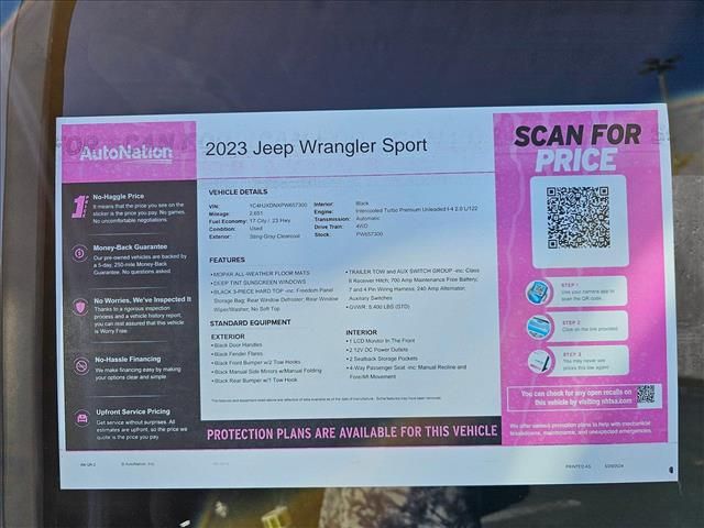 2023 Jeep Wrangler Sport