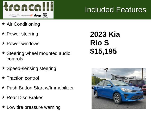 2023 Kia Rio S