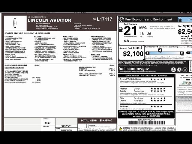 2023 Lincoln Aviator Reserve