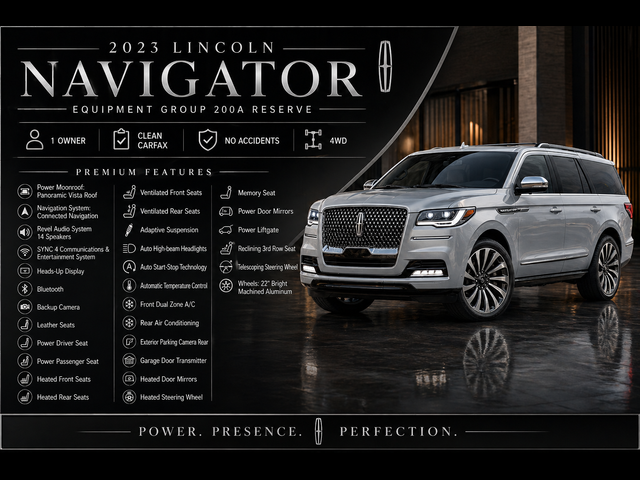 2023 Lincoln Navigator Reserve
