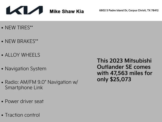 2023 Mitsubishi Outlander SE