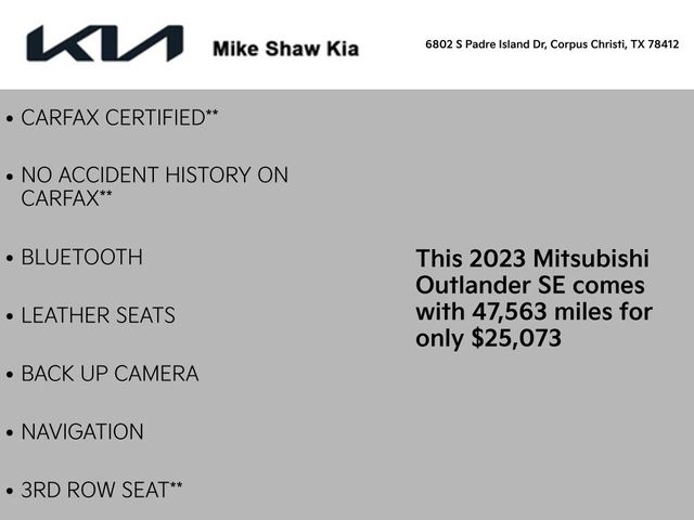 2023 Mitsubishi Outlander SE