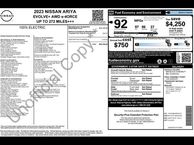 2023 Nissan ARIYA EVOLVE+