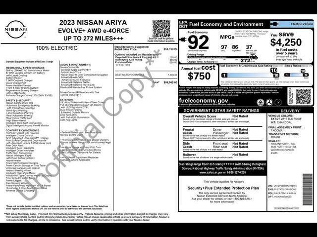 2023 Nissan ARIYA EVOLVE+