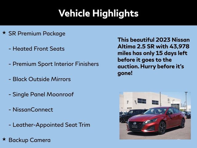 2023 Nissan Altima 2.5 SR