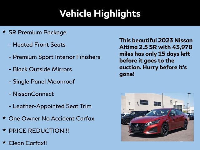 2023 Nissan Altima 2.5 SR