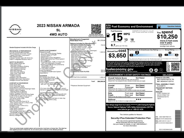 2023 Nissan Armada SL