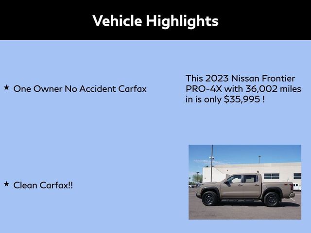 2023 Nissan Frontier PRO-4X