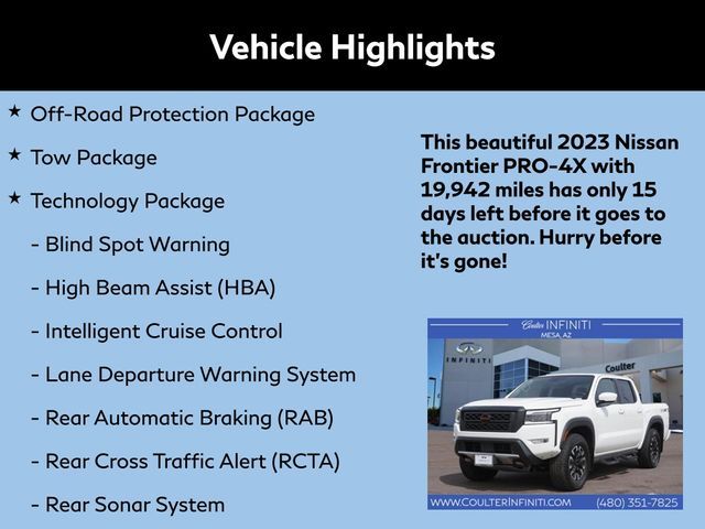 2023 Nissan Frontier PRO-4X