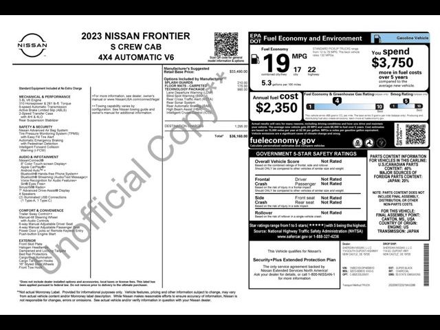 2023 Nissan Frontier S