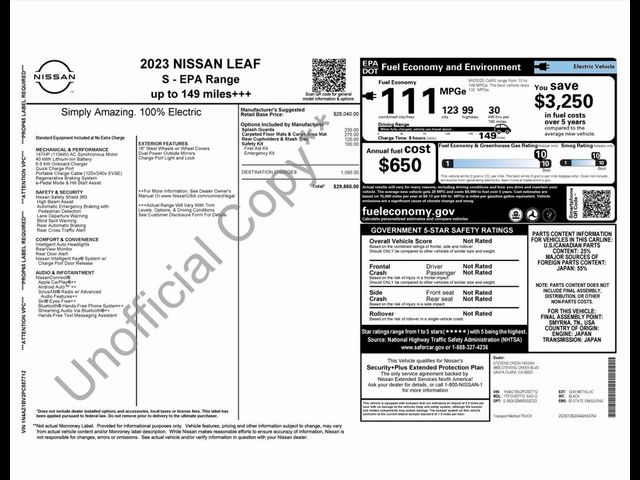 2023 Nissan Leaf S