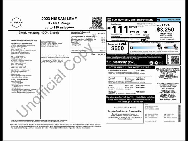 2023 Nissan Leaf S