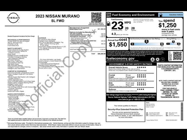 2023 Nissan Murano SL