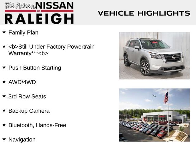 2023 Nissan Pathfinder Platinum