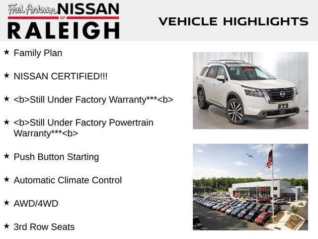 2023 Nissan Pathfinder Platinum