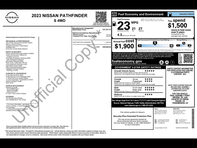 2023 Nissan Pathfinder S