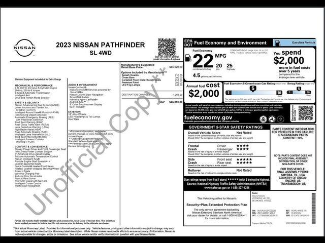 2023 Nissan Pathfinder SL