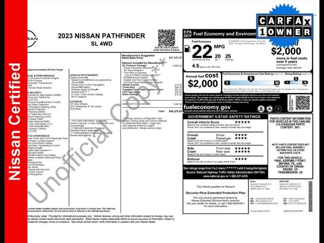2023 Nissan Pathfinder SL