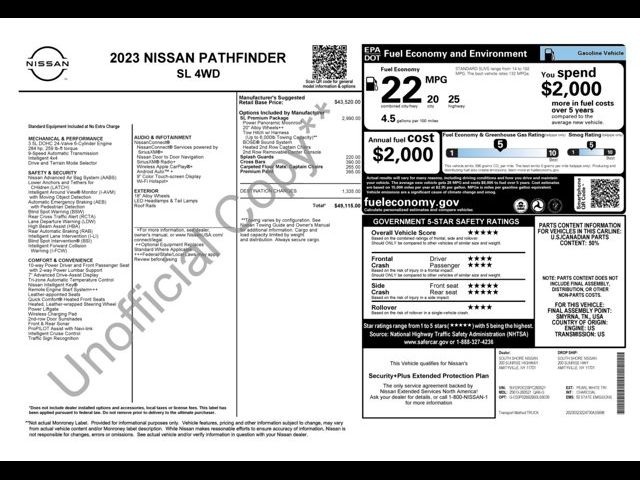 2023 Nissan Pathfinder SL