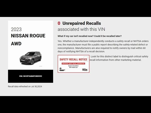 2023 Nissan Rogue S