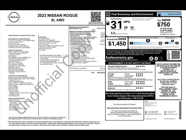 2023 Nissan Rogue SL