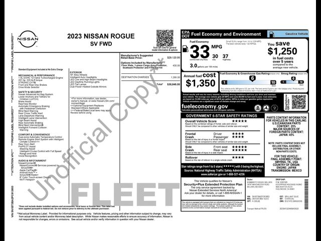 2023 Nissan Rogue SV
