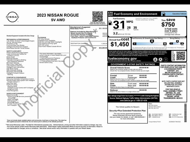 2023 Nissan Rogue SV