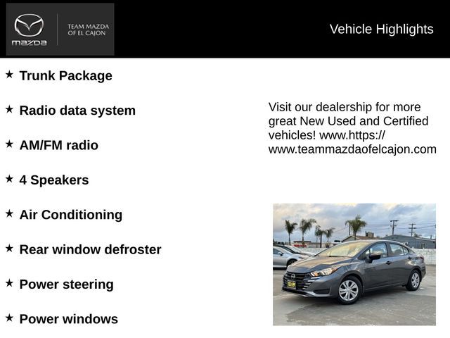 2023 Nissan Versa S
