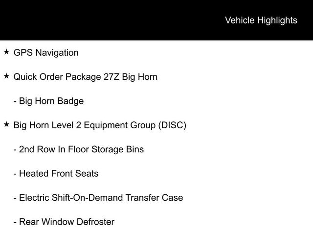 2023 Ram 1500 Big Horn