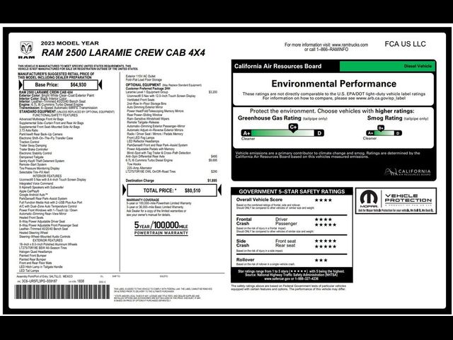 2023 Ram 2500 Laramie