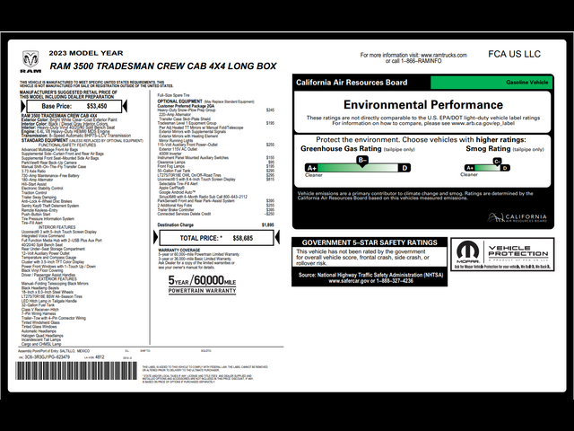 2023 Ram 3500 Tradesman