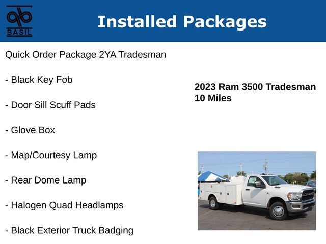 2023 Ram 3500 Tradesman