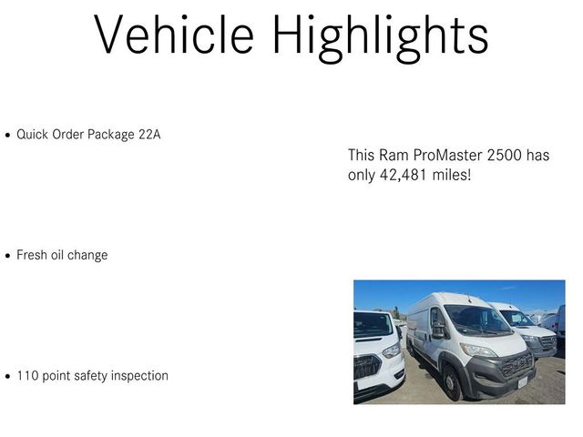 2023 Ram ProMaster Base