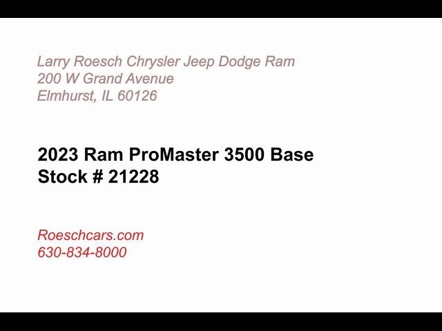 2023 Ram ProMaster Base