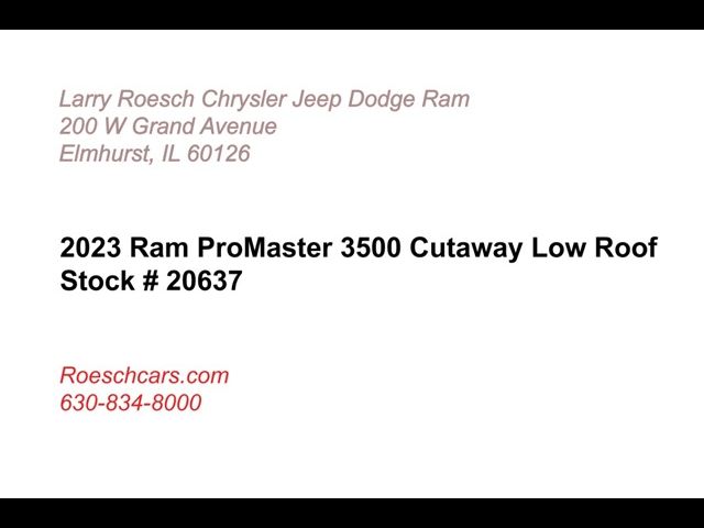 2023 Ram ProMaster Base